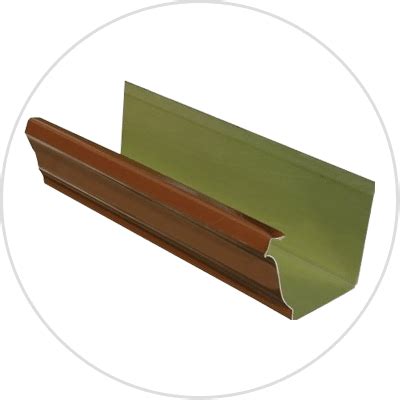 Faux Copper Gutters - Copper Painted Rain Gutters | Metroplex Gutter ...