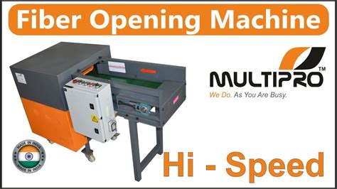 Multipro Polyester Fiber Opener Machine Fiber Carding Machine Fibre