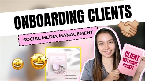 How To Onboard New Clients As A Social Media Manager Client Welcome