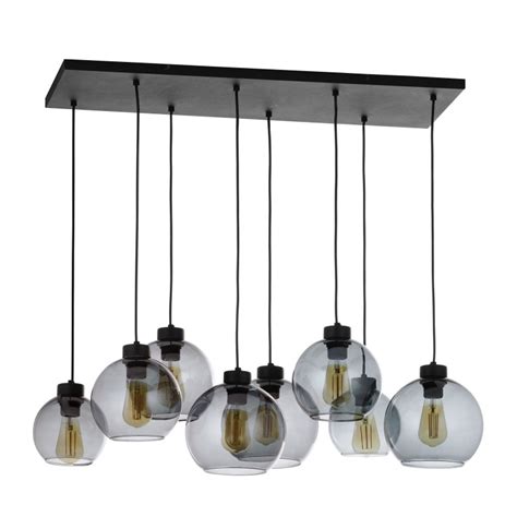 CUBUS GRAPHITE LAMPA WISZĄCA 8 PŁ Tk Lighting mylight pl