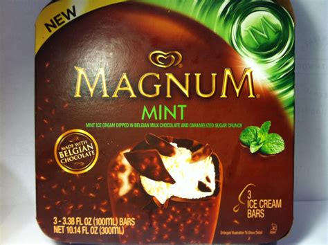 Crazy Food Dude Review Magnum Mint Ice Cream Bar