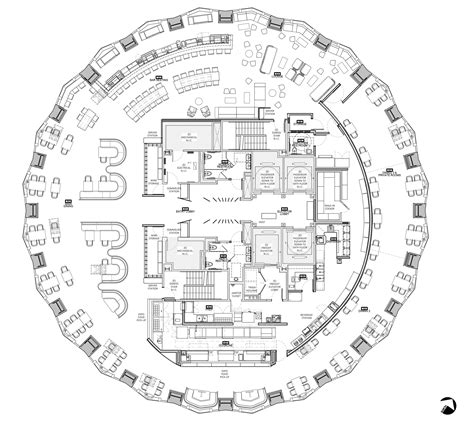 Circular Restaurant Floor Plan