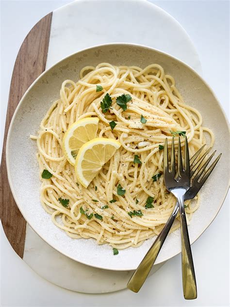 Simple Lemon Parmesan Pasta Wellness By Kay