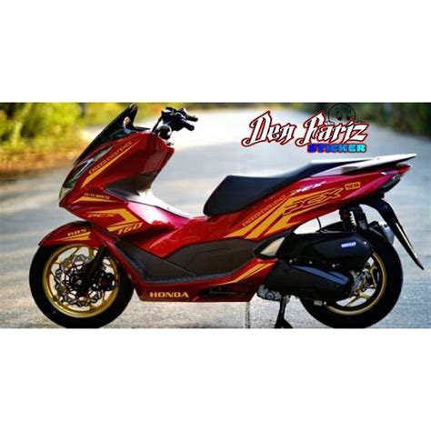 Cod Striping Pcx Stiker Cutting List Bodi Honda Pcx Sticker