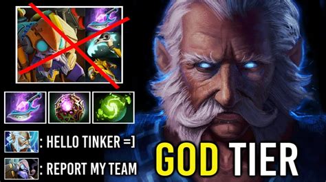 God Of Thunder Zeus K Damage Vs Pro Tinker Mid Crazy Skill Spam