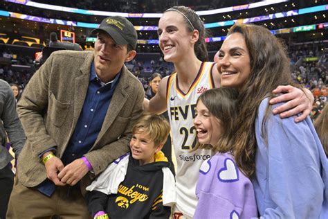 Caitlin Clark Addresses Ashton Kutcher Relationship After Viral Moment - Athlon Sports