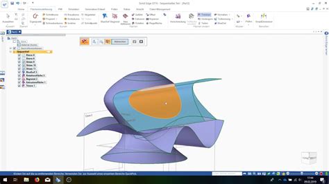 Solide Edge St Teil Freiformfl Chen Vern Hen Begrenzen