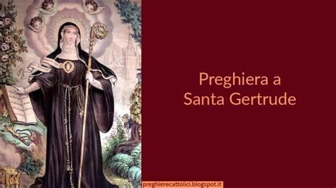 Preghiera A Santa Gertrude Youtube