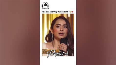 Yumna Won Award Yumna Zaidi Tere Bin Dar Si Jaati Hai Sila