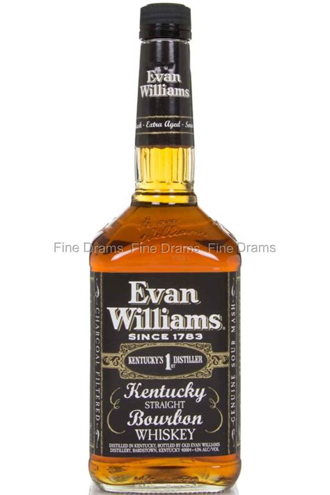 Evan Williams Bourbon (1 Liter) Whiskey