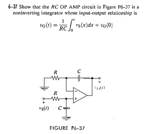 op amp - Circuit analysis of op amp non-inverting integrator - Electrical Engineering Stack Exchange