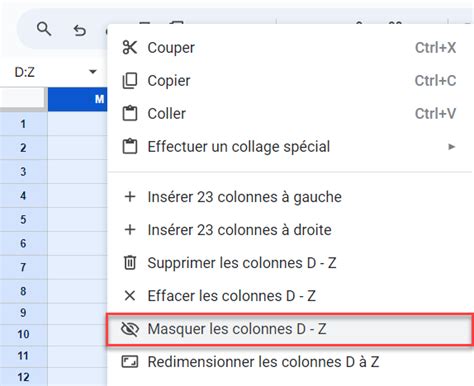 Comment Masquer Les Cellules Inutilis Es Dans Excel Et Google Sheets