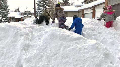 Snow accumulation in Calgary much higher than normal levels, data shows ...