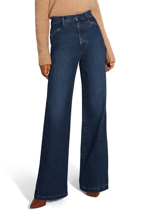 Favorite Daughter The Mischa Super High Waist Wide Leg Jeans Columbia Editorialist