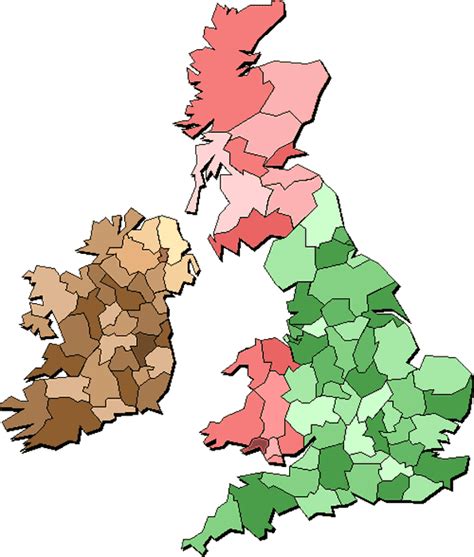 Editable Uk Map