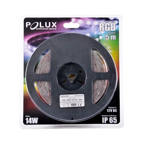 Kit Banda Led 5m 18w Ip65 Rgb Polux