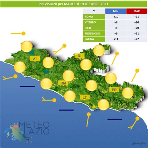 Bollettino Meteo Per OGGI 19 Ottobre 2021 E DOMANI 20 Ottobre 2021