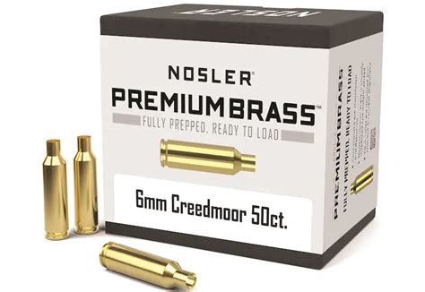 Buy Nosler Custom Brass 6mm Creedmoor Coastal Firearms