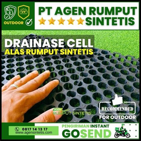 Jual Drainage Cell Alas Rumput Sintetis Anti Banjir Psc Cm X Cm