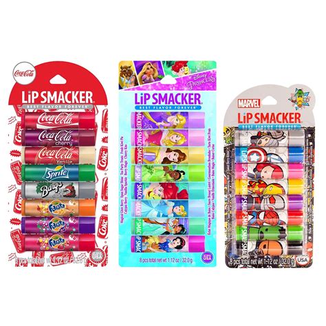 Lip Smacker Marvel Avengers Disney Princess Coca Cola Lip Balm Party