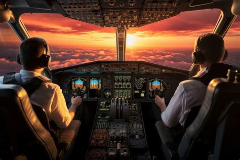 Airplane aircraft cockpit vehicle. AI | Free Photo - rawpixel