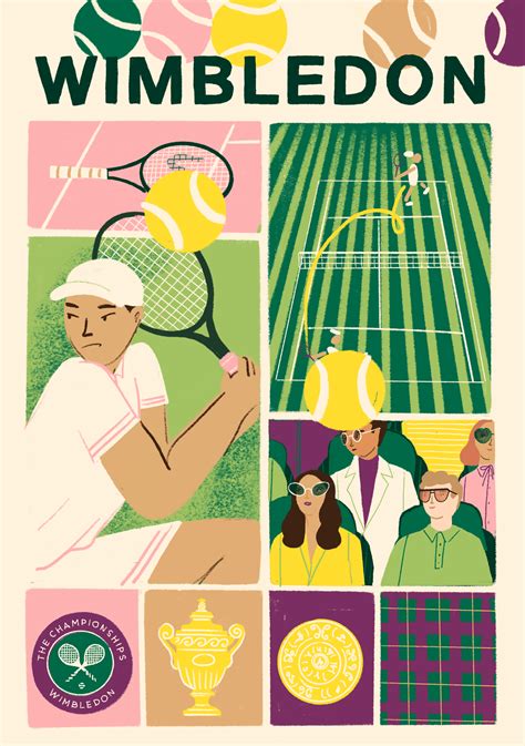 Wimbledon poster :: Behance