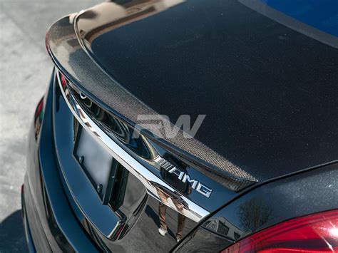 Mercedes W S Class Carbon Fiber Trunk Spoiler S S S S