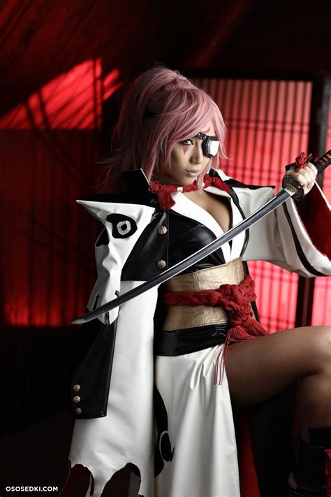 Nonsummerjack Guilty Gear Baiken Naked Cosplay Asian Photos