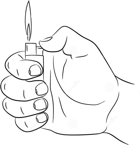 Раскраска зажигалка - 73 фото