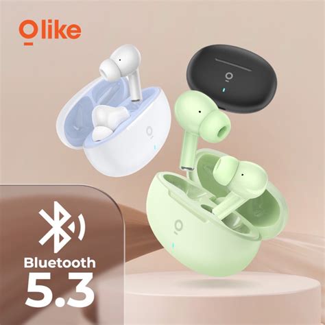 Jual Olike Tws T112 Headset Wireless Bluetooth 5 3 Earphone Half Ear 13mm Garansi Original