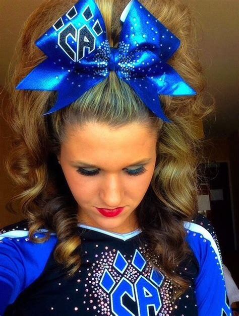 Pin By Megan Williams On Cheerleaders Cheer Hair