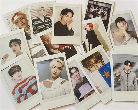 Ateez Polaroids Set Of Or Bias Polaroids For Atiny Etsy