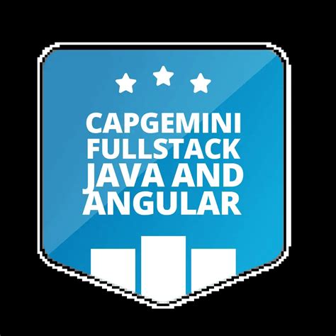 Capgemini Fullstack Java And Angular