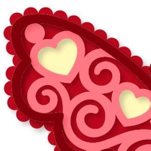 D Layered Valentine S Day Mandala Svg For Cricut Etsy