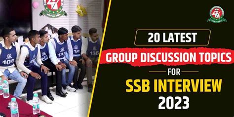 20 Latest Group Discussion Topics For SSB Interview 2023