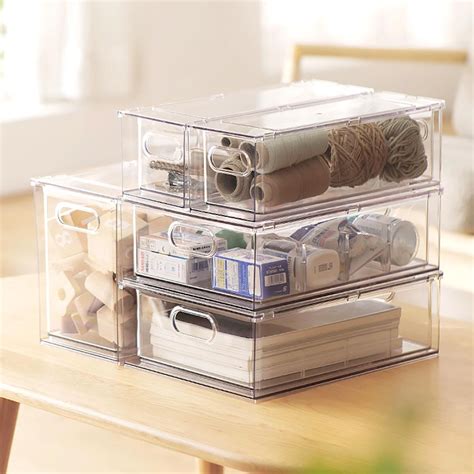 Stackable Clear Drawer Atelier Yuwa Ciao Jp