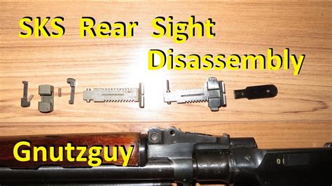 SKS Rear Sight Easy Removal Disassembly YouTube