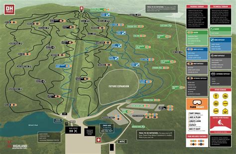 Trail Map | Highland Mountain Bike Park