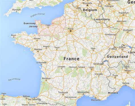 Where Is Normandy On Map France