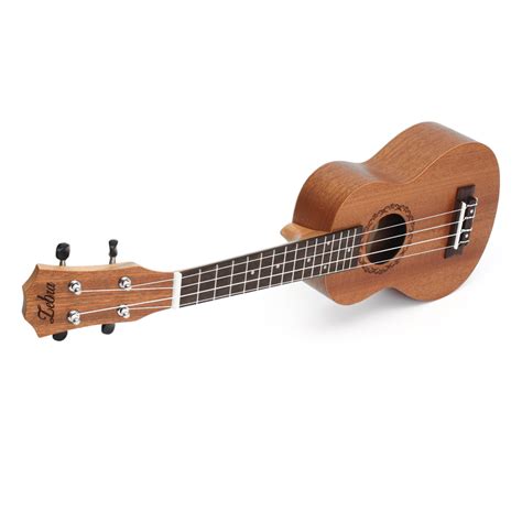 Zebra Spring 21 Inch 15 Frets Mahogany Soprano Ukulele Guitar Sapele Rosewood 4 Strings Hawaiian