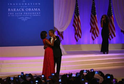 Photos Michelle Obama Stuns In Red Jason Wu Gown At Inaugural Ball