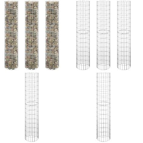 Lit Sur Lev Gabion Circulaire Pcs Acier Galvanis X Cm Lit