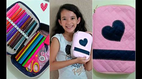 Diy Estojo Tipo Kipling Costurado Volta S Aulas Como Fazer