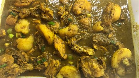 How To Make Chicken Curry Guyanese Style Youtube