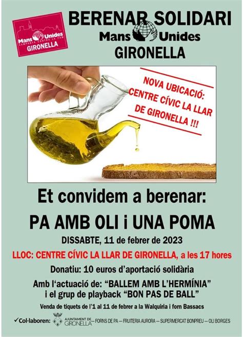 Berenar Solidari A Gironella Ong Manos Unidas