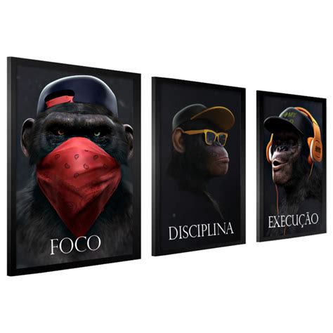 Quadro Gangue Dos Macacos Foco Disciplina Execu O