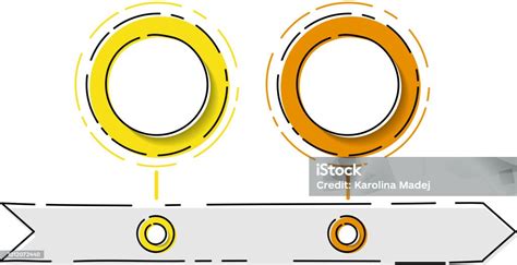 Layout Of Empty Timeline Colourful Infographic Vector Stock ...