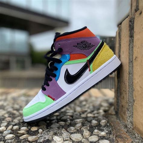 Women Air Jordan Mid Multicolor Jordan Multicolor Nike Shoes Air