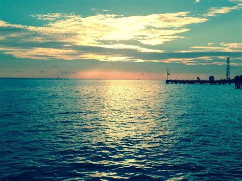 Pier at Higgs Beach, Key West, FL Sunset | Airplane view, Key west, Beautiful pictures