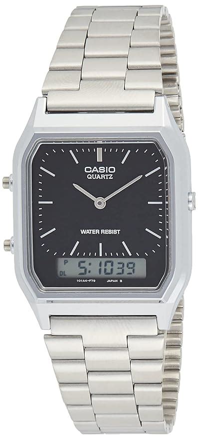 Buy Casio Vintage Series Analog Digital Black Dial Men S Watch AQ 230A